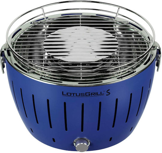 LotusGrill G280 Rostfreier Stahl Tragbar Holzkohlegrill mit Deckel 25.8cmx25.8cm
