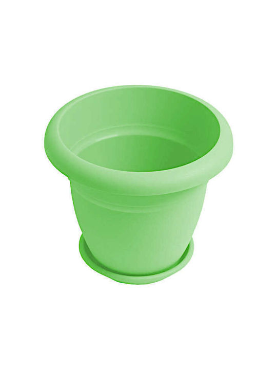 Micplast Νο 79 Flower Pot 24x20cm in Green Color 018.012406