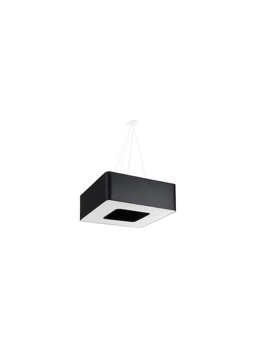 Sollux Urano 60 Pendant Chandelier for 8 Bulbs E27 Black