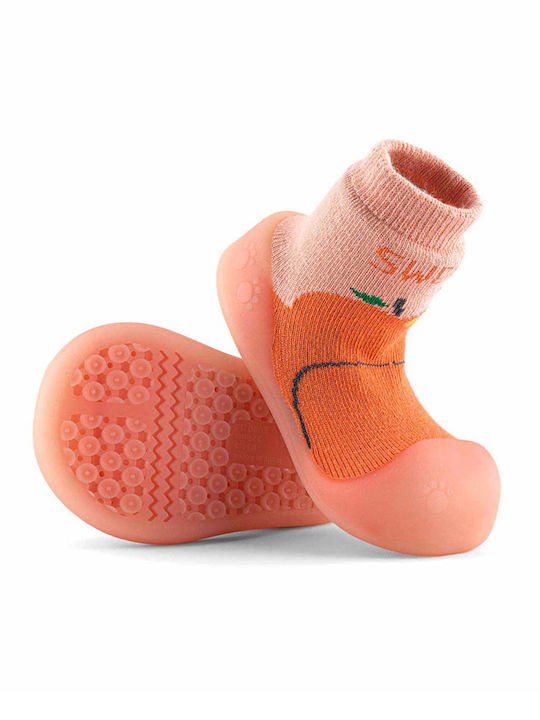 BigToes Kinderstrümpfe Hausschuh-Socken Rosa