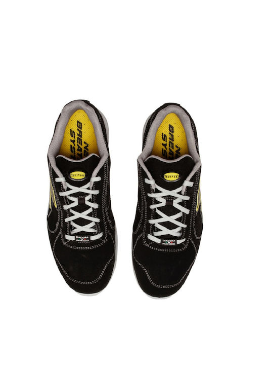 Utility Diadora Run Airbox Matrix Αδιάβροχο Παπούτσι Ασφαλείας Μαύρο S3 με Πιστοποίηση P,SRC
