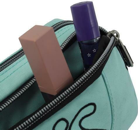 Totto Multiuso Sobre 0QI Pencil Case Barrel with 2 Compartments Light Blue