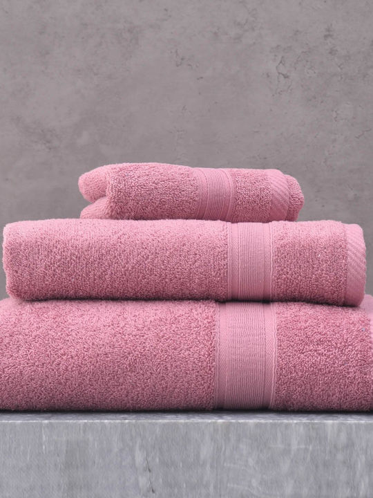 Rythmos Bath Towel Set 3pcs Ilussion Grey-green Weight 480gr/m²