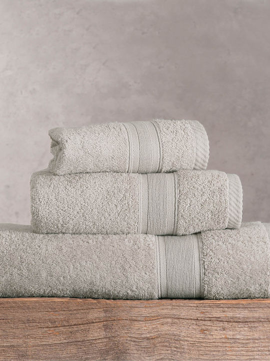 Rythmos Hand Towel Ilussion 30x50cm Grey-green Weight 480gr/m²