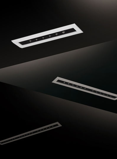 VK Lighting Commercial Linear Recessed LED Wall Light Warm White IP20 L18.9xD5.5xH4.2cm