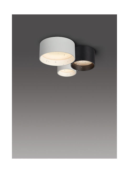 VK Lighting VK/02169/CE/W/W/185 Modernă Metalică Plafonieră de tavan cu LED Integrat 18.5buc Alb