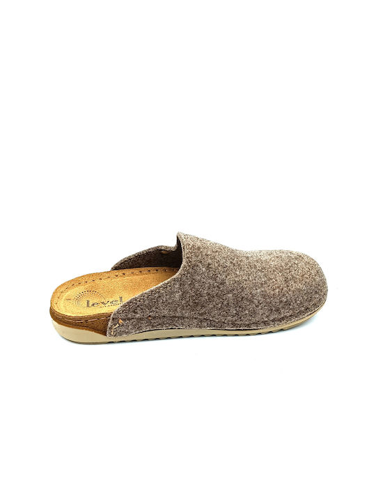 Level Anatomic Anatomic Women's Slippers In Beige Colour