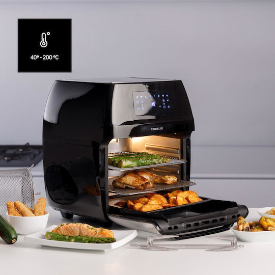 Taurus Digital Grill AF1700DX Air Fryer 12lt Μαύρο