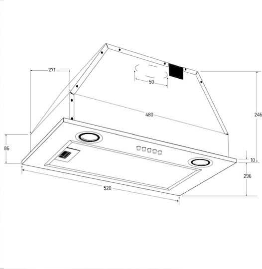 Gruppe Triton Μηχανισμός Απορρόφησης 52cm Inox
