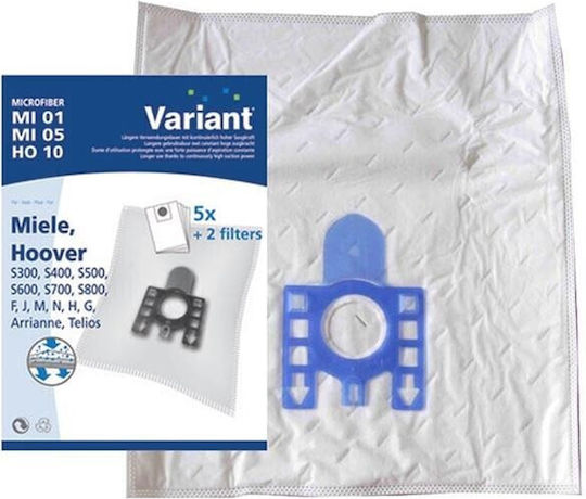 Variant 590V MI01 Saci Pentru Aspiratoare 5 Bucăți Compatibili Cu Aspirator Miele / Moulinex