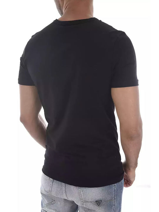 Goldenim Herren T-Shirt Kurzarm Schwarz