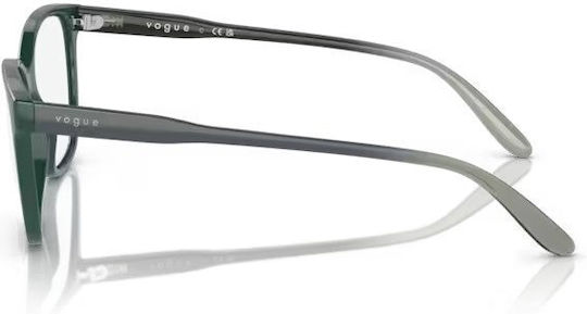Vogue Women's Acetate Prescription Eyeglass Frame Green VO5518 3050