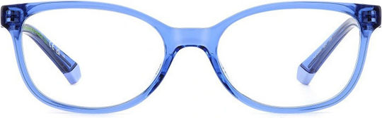 Polaroid Kinder Acetat Brillengestell mit Rezept Lila PLD D833B3V