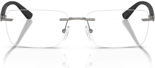 Armani Exchange Men's Metal Prescription Eyeglass Frame Grey AX1064 6003