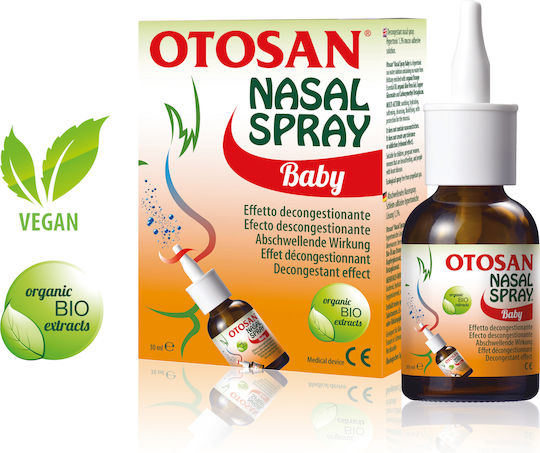 Otosan Nasal Spray Baby Nasenspray mit Meerwasser für Babys und Kinder 30ml