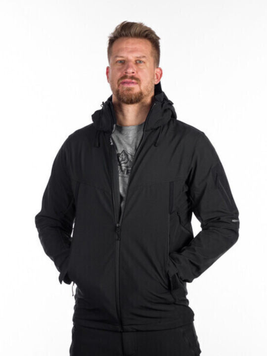 Winter Jacket Softshell Waterproof and Windproof Black