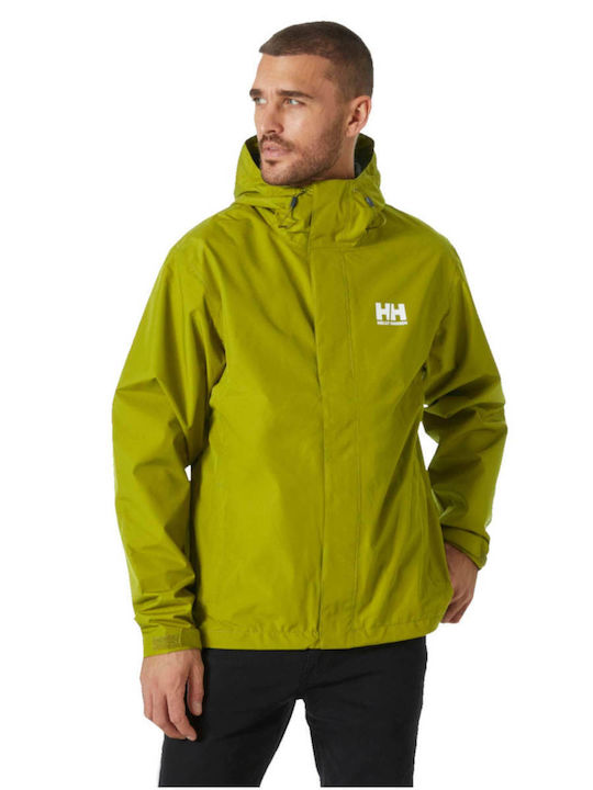 Seven J Jacket Waterproof and Windproof Green