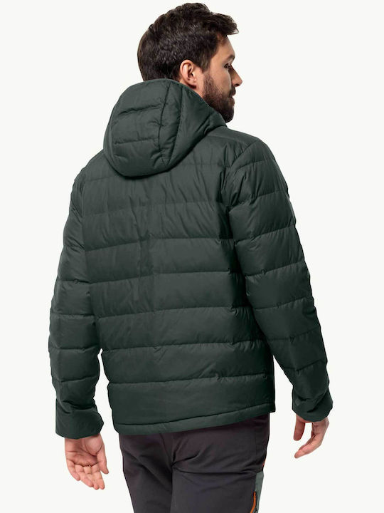 Jack Wolfskin Ανδρικό Χειμωνιάτικο Μπουφάν Πράσινο