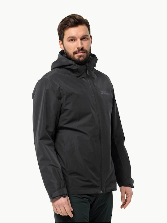Taubenberg 3 in 1 Winter Jacket Black