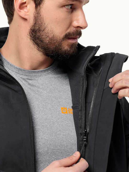 Taubenberg 3 in 1 Winter Jacket Black