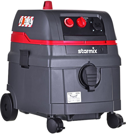 Starmix ISC L-1425 Staubsauger Flüssigkeiten / Feststoffe 1400W mit Kunststoff Behälter 73Es