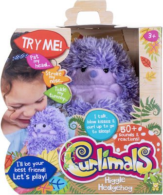 Giochi Preziosi Plush Curlimals Higgle Hedgehog Purple for 3+ Years