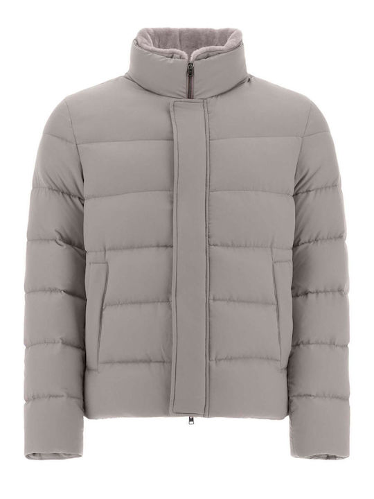 Geacă de Iarnă Puffer Bej