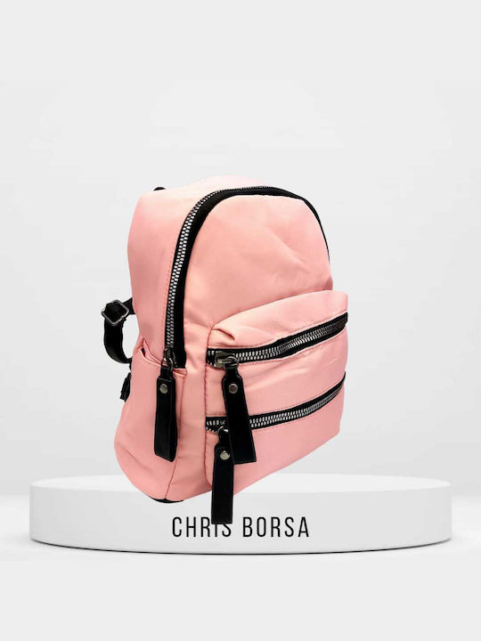 Chris Borsa Women's Bag Backpack Pink