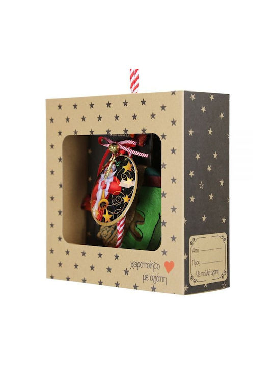 Synchronia Handgefertigt Glücksbringer mit Wünschen Gold aus Metall 17.5x18cm 1Stück