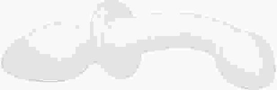 Shots Chrystalino Doubler Dildo din sticlă Alb 17cm
