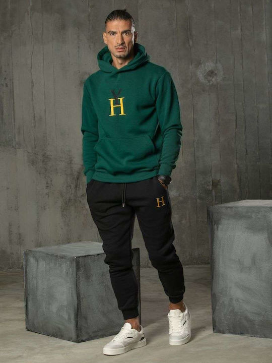 Henry Clothing Henry Herren Sweatshirt mit Kapuze Gold