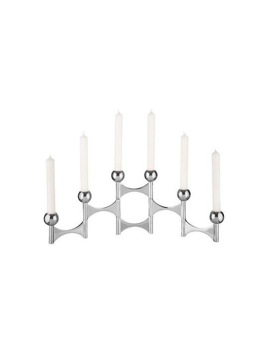 Butlers Crăciun Suport pentru lumânare Argintiu 51cm.