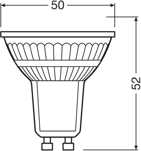 Osram Bec LED 6.9W pentru Soclu GU10 și Formă PAR16 Alb cald 620lm