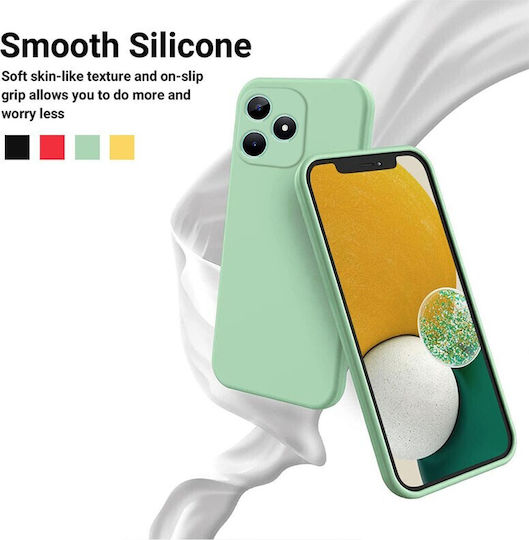 Solid Color Back Cover Σιλικόνης Πράσινο (Realme C51)
