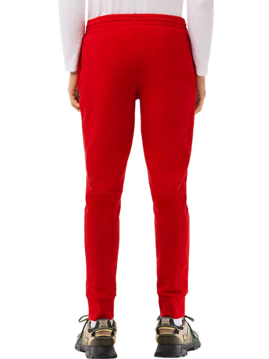 Lacoste Jogger Pants Red