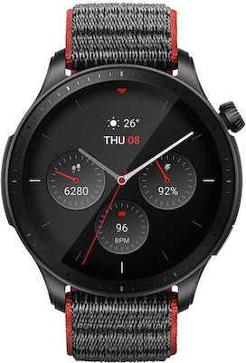 Amazfit GTR 4 46mm Rezistent la apă Smartwatch cu Pulsometru (Racetrack Grey)