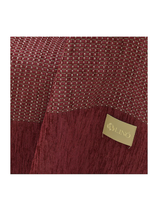 Lino Home Ριχτάρι Διθέσιου Καναπέ Tapis 180x250εκ. Bordeaux
