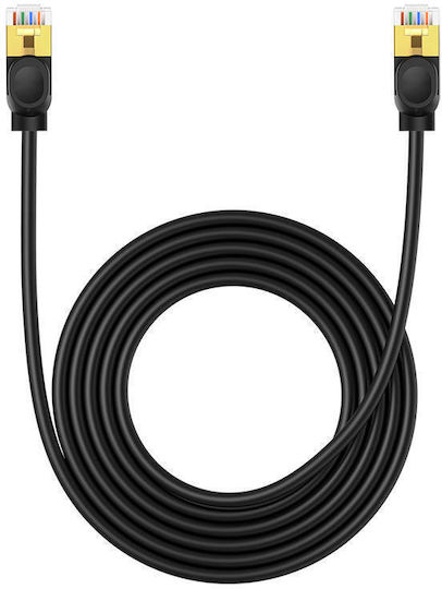 Baseus Cat.7 (10Gbps) Καλώδιο Δικτύου Ethernet 3m Μαύρο