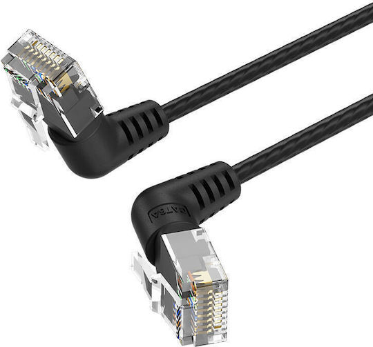 Vention Direct Attach Copper Cat.6 (Gigabit) Καλώδιο Δικτύου Ethernet 1m Μαύρο