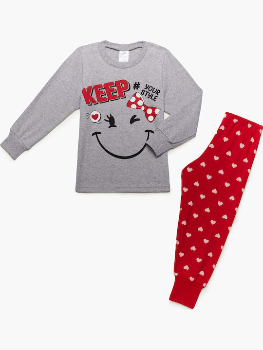 Pretty Baby Kids' Pajamas Winter Gray