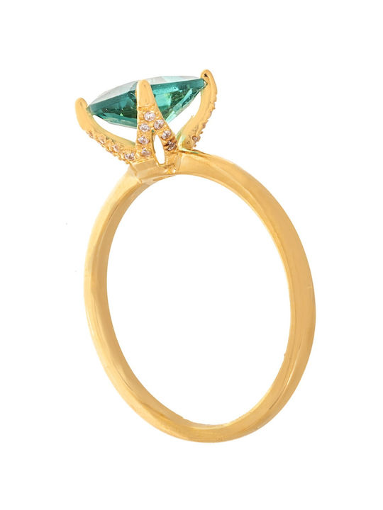 Senzio Belibasakis Single Stone from Gold 14K