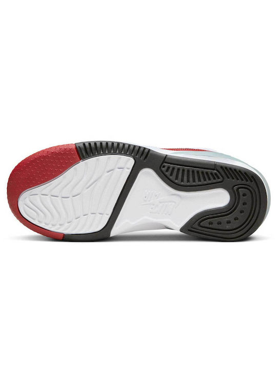 Max Aura 5 Kids Sports Shoes Basketball with Laces White