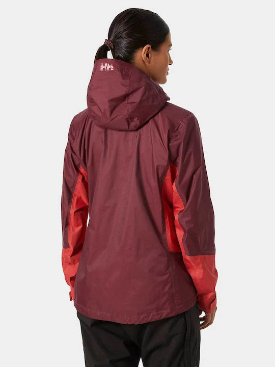 Helly Hansen Γυναικείο Αθλητικό Μπουφάν Κόκκινο