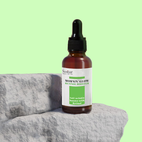 Sostar Glow Retinol Anti-Aging Face Serum Booster with Retinol & Hyaluronic Acid 30ml