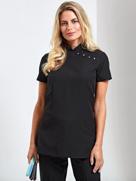 Premier Hairdressers Work Apron Polyester Black 2620028