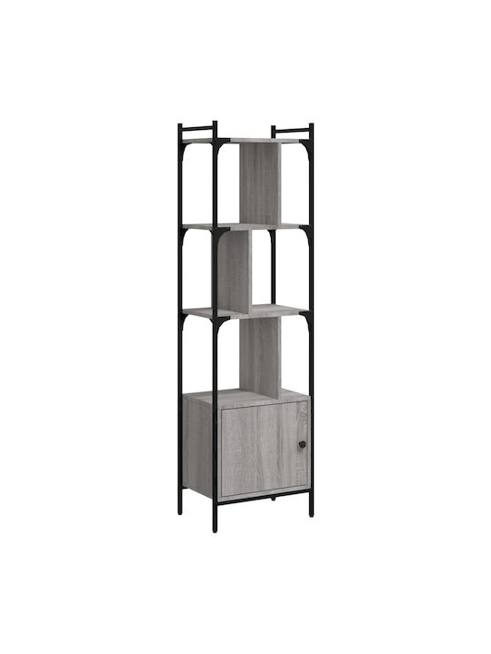 Bookcase Grey Sonoma 44.5x30x154.5cm