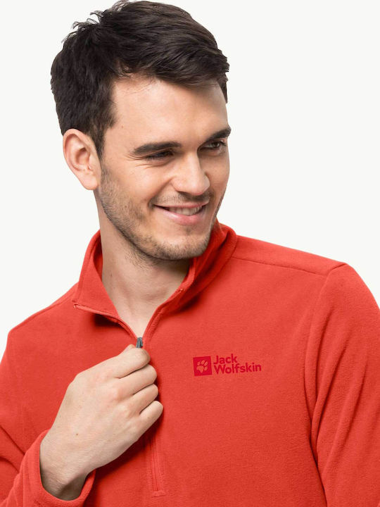 Long Sleeve Athletic Blouse Red