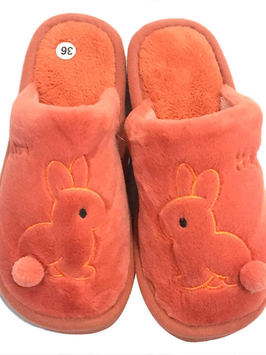 Ustyle Women's Slippers Orange