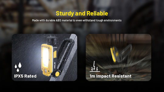 NiteCore Battery Workshop Light LED IPX5 with Brightness up to 600lm NWL20