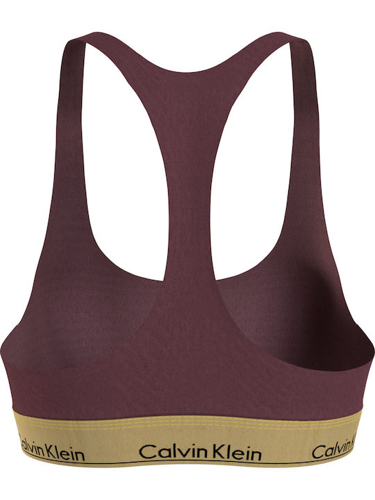 Women's Sports Bra without Padding Burgundy